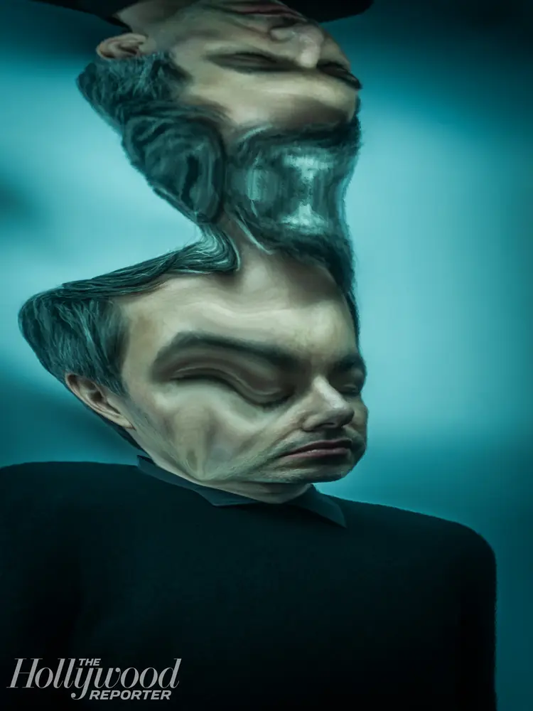 Surreal portrait artwork from The Curse editorial production