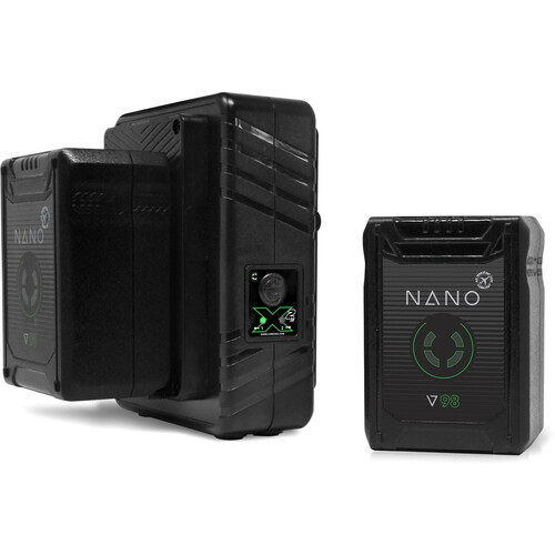 98Wh V-Mount Battery, 2 D-Tap Batteries + Charger Kit